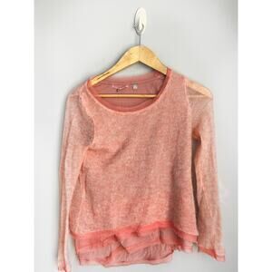 ANTHROPOLOGIE KNITTED AND KNOTTED sz XS Irina layered pullover VGUC